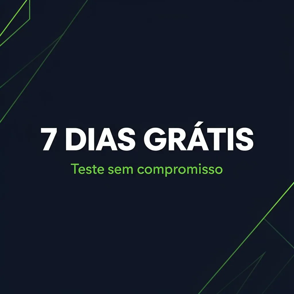 Teste grátis por 7 dias — Comece agora sem cartão de crédito